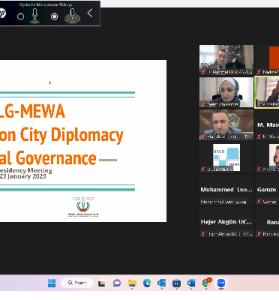 اتحاد الهيئات المحلية يترأس الاجتماع الرئاسي للجنة دبلوماسية المدن والحوكمة المحلية