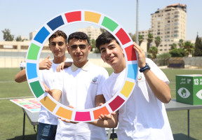 الاتحاد الفلسطيني للهيئات المحلية ينظم تدريبًا شبابيًا في دورا حول البيئة وأهداف التنمية المستدامة