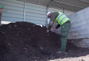 مشروع فصل النفايات العضوية في عصيرة الشمالية